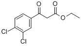3-(3,4-二氯苯基)-3-氧代丙酸乙酯, 53090-43-0, 结构式