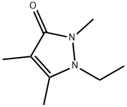 3H-Pyrazol-3-one,  1-ethyl-1,2-dihydro-2,4,5-trimethyl- Struktur