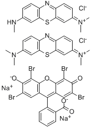 アズールⅡエオシン 化学構造式