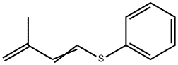 [(3-Methyl-1,3-butadienyl)thio]benzene Struktur