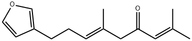 (6E)-9-(3-Furyl)-2,6-dimethylnona-2,6-diene-4-one Struktur