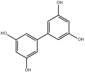 [1,1'-biphenyl]-3,3',5,5'-tetraol Struktur