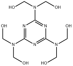 1,3,5-triazine-2,4,6-triyltrinitrilohexamethanol Structure