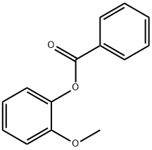 安息香酸2-メトキシフェニル 化学構造式