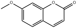 7-メトキシクマリン 化学構造式