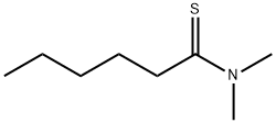 Hexanethioamide,  N,N-dimethyl- Structure