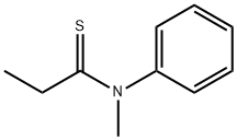 Propanethioamide,  N-methyl-N-phenyl- Structure