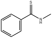 N-メチルベンゾチオアミド 化学構造式