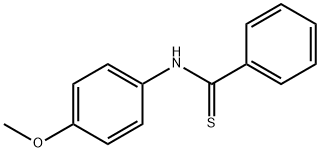 Benzenecarbothioamide, N-(4-methoxyphenyl)- Struktur