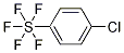 4-クロロフェニルサルファーペンタフルオリド 化学構造式