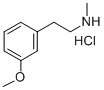 [2-(3-METHOXY-PHENYL)-ETHYL]-METHYL-AMINE HYDROCHLORIDE Struktur