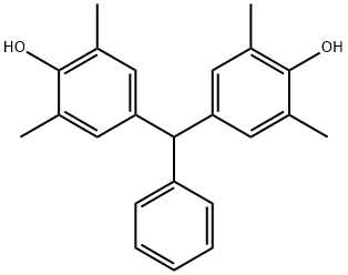 4,4'-Benzylidenebis(2,6-dimethylphenol) Struktur