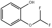2-(ジフルオロメトキシ)フェノール 化学構造式