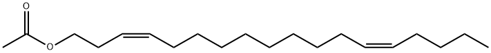 酢酸(3Z,13Z)-3,13-オクタデカジエニル 化学構造式