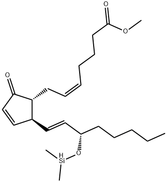 (5Z,13E,15S)-15-[(Dimethylsilyl)oxy]-9-oxo-5,10,13-prostatrien-1-oic acid methyl ester Structure