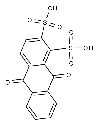 9,10-dihydro-9,10-dioxoanthracenedisulphonic acid Structure