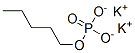 Phosphoric acid, pentyl ester, potassium salt Structure