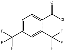 2,4-BIS(TRIFLUOROMETHYL)BENZOYL CHLORIDE Structure