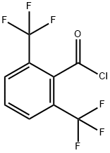 2,6-ビス(トリフルオロメチル)ベンゾイルクロライド 塩化物 化学構造式