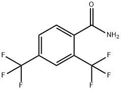 2,4-ビス(トリフルオロメチル)ベンズアミド 化学構造式