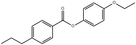 4-プロピル安息香酸4-エトキシフェニル 化学構造式