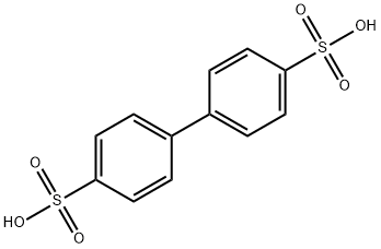 4,4'-ビフェニルジスルホン酸 化学構造式