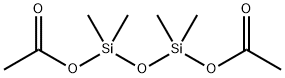 1,3-DIACETOXYTETRAMETHYLDISILOXANE 化学構造式