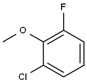 2-氯-6-氟苯甲醚 结构式