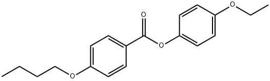 Benzoic acid, 4-butoxy-, 4-ethoxyphenyl ester Structure