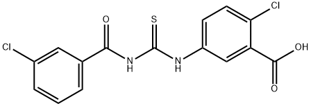531515-85-2 2-CHLORO-5-[[[(3-CHLOROBENZOYL)AMINO]THIOXOMETHYL]AMINO]-BENZOIC ACID