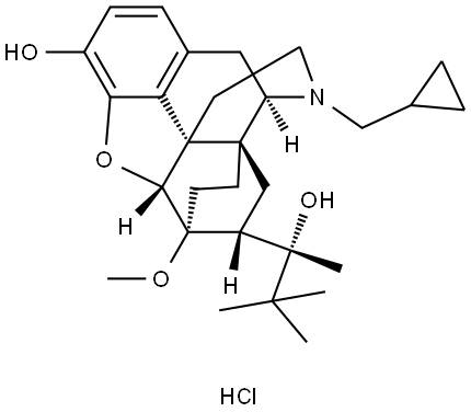 [5α,7α(S)]-α-tert-Butyl-17-(cyclopropylmethyl)-4,5-epoxy-18,19-dihydro-3-hydroxy-6-methoxy-α-methyl-6,14-ethenomorphinan-7-methanolhydrochlorid