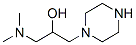 1-(ジメチルアミノ)-3-(1-ピペラジニル)-2-プロパノール 化学構造式
