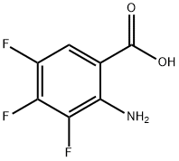 Benzoic acid, 2-amino-3,4,5-trifluoro- (9CI) Struktur
