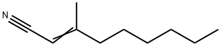 3-methylnon-2-enenitrile 结构式
