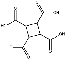 1,2,3,4-シクロブタンテトラカルボン酸 化学構造式