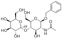 BENZYL 2-ACETAMIDO-2-DEOXY-4-O-(BETA-D-GALACTOPYRANOSYL)-BETA-D-GLUCOPYRANOSIDE Structure