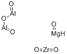 锆酸铝镁, 53169-11-2, 结构式