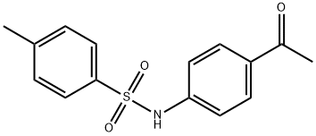 4′-アセチル-p-トルエンスルホンアニリド 化学構造式
