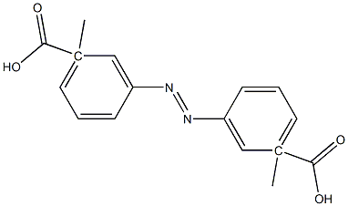 3,3'-アゾビス安息香酸ジメチル 化学構造式