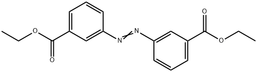 アゾベンゼン-3,3'-ジカルボン酸ジエチル 化学構造式