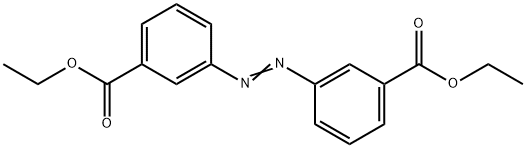 Azobenzene-3,3'-dicarboxylic acid diethyl ester Structure