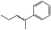 2-PHENYL-2-PENTENE Structure