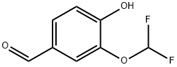 3-DifluoroMethoxy-4-hydroxybenzaldehyde Struktur
