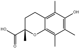 (S)-(-)-6-羟基-2,5,7,8-四甲基色满-2-羧酸,53174-06-4,结构式