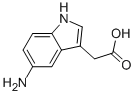 1H-Indole-3-aceticacid,5-amino-(9CI) Structure