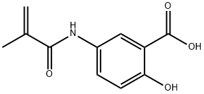 N-methacryloyl-5-aminosalicylic acid Struktur