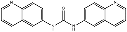 N,N'-ジ(6-キノリニル)尿素 化学構造式