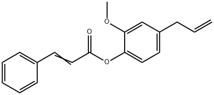 2-メトキシ-4-(2-プロペニル)フェノール3-フェニルプロペノアート 化学構造式