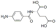 N-(对氨基苯酰基)-L-谷氨酸 结构式
