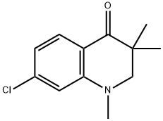 7-Chloro-2,3-dihydro-1,3,3-trimethylquinolin-4(1H)-one Struktur